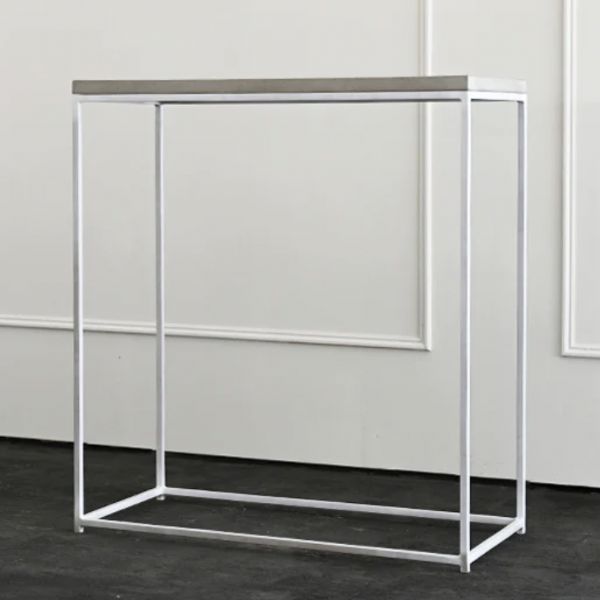 Conversation Cocktail Plinth Table - White